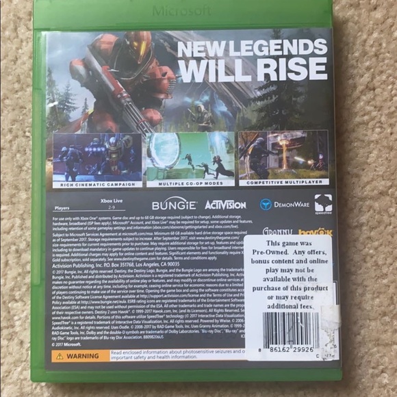 Xbox one Destiny 2 - Picture 2 of 3
